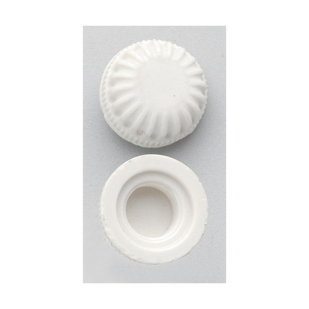 2 WHITE PLASTIC LOCK UP CAPS<span class=' ItemWarning' style='display:block;'>Item is usually in stock, but we&#39;ll be in touch if there&#39;s a problem<br /></span>