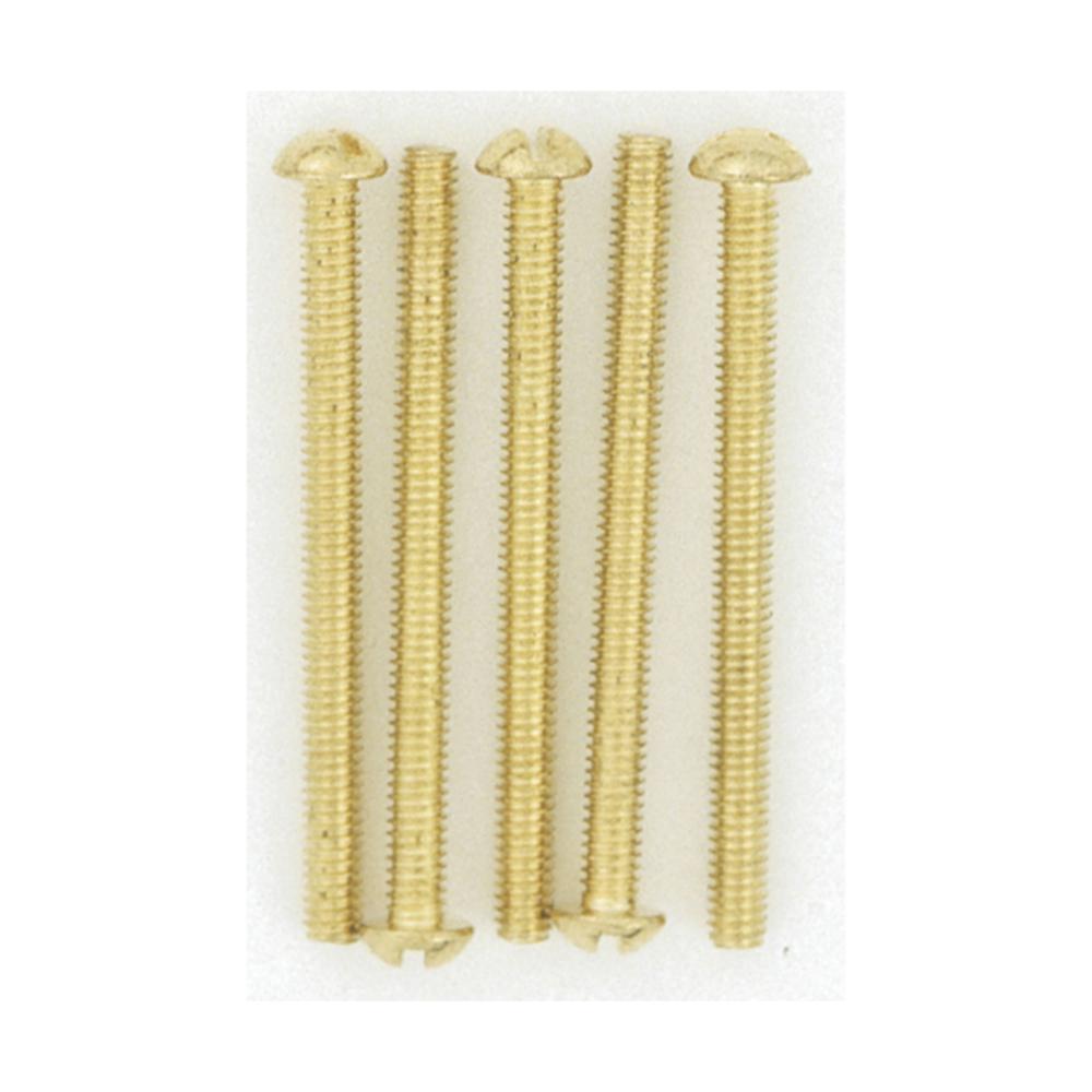 5 8/32 RD HEAD BR PLTD SCREW<span class=' ItemWarning' style='display:block;'>Item is usually in stock, but we&#39;ll be in touch if there&#39;s a problem<br /></span>