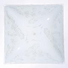 Satco 50/191 - 14" WHT FANCY SQ