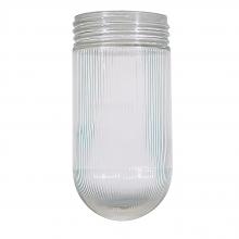 Satco 50/547 - CLEAR RIBBED GLASS JELLY JAR