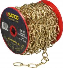 Satco 79/209 - 100' REEL CHAIN POL BR 8 GAUGE