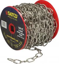 Satco 79/210 - 100' REEL CHAIN NICKEL 8 GAUGE