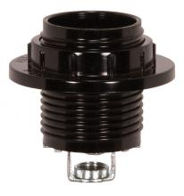 Satco 80/1077 - BLK PHENOLIC MED. BASE THREADE