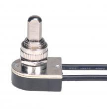 Satco 80/1125 - NKL FINISH PUSH ON/OFF SWITCH