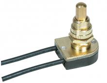 Satco 80/1126 - BR FIN PUSH ON/OFF SWITCH 5/8"