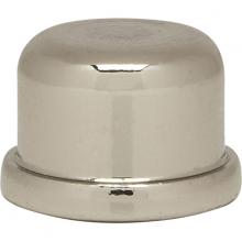 Satco 80/1182 - 1/2" NICKEL FINISH FINIAL