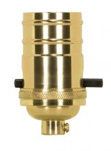 Satco 80/1432 - PL CAST BRASS PUSH THRU SKT