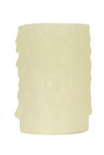 Satco 80/1971 - 1 5/8" IVORY BEES WAX CANDLE