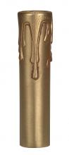 Satco 80/2144 - 4" FRENCH GOLD DRIP METAL