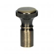 Satco 80/2221 - REG ANT BRASS SB KNOB FOR FULL