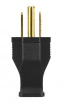 Satco 80/2412 - BLACK THERMOPLASTIC HD PLUG