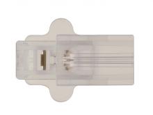 Satco 80/2524 - CLEAR SILVER FEMALE SPT-2 PLUG