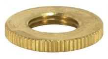 Satco 90/004 - 1/8 LG KNURLED LOCKNUT B/L