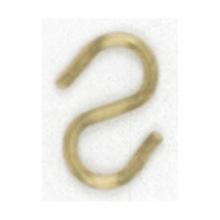 Satco 90/013 - BABY "S" HOOK BR PLATED