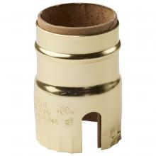 Satco 90/1144 - BRITE GILT SHELL ONLY/PUSH THR