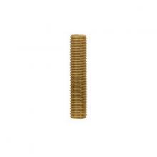 Satco 90/1186 - 1 1/8" 1/8IP SOLID BRASS NIPPL