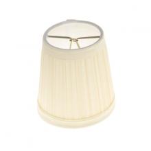 Satco 90/1273 - BEIGE PLEATED CLIP-ON SHADE