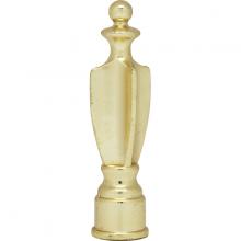 Satco 90/135 - 2" FINIAL VAC BRASS FINISH