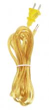 Satco 90/1416 - 12 FT. CLR GOLD CORD SET SPT-2