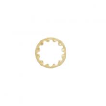 Satco 90/1580 - 1/4 IP TOOTHWASHER BRASS PLATE