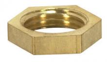 Satco 90/172 - 1/8 IP HEX LOCKNUT BRASS