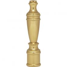 Satco 90/1731 - PB LARGE SPINDLE FINIAL