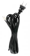 Satco 90/2034 - 12 FT BLK 18/2 SPT 1 CORD SET