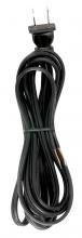 Satco 90/2042 - 9 FT BLACK 18/2 SPT 2 CORD SET