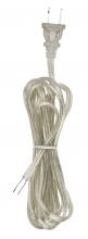 Satco 90/2101 - 9 FT. SILVER CORD SET 18/2 SPT