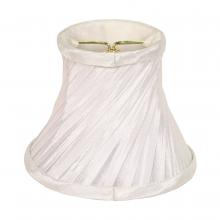 Satco 90/2366 - WHITE SWIRL FOLD PLEAT