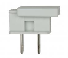 Satco 90/2605 - WHITE SLIDE ON PLUG FOR SPT-1