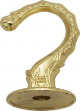 Satco 90/440 - 1 JUMBO BRASS FIN HOOK & HDWRE