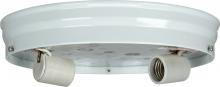 Satco 90/685 - 10" WHITE WIRED PAN