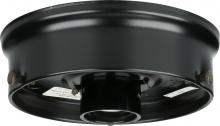 Satco 90/749 - 4" WIRED UL HOLDER BLACK FIN.