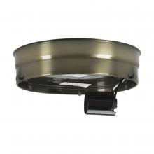 Satco 90/763 - 6" WIRED 1 LIGHT PAN ANT.BR.FI