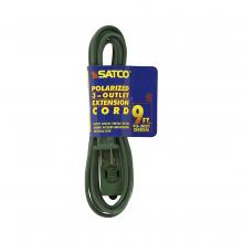 Satco 93/5021 - 9FT GREEN EXTENSION CORD 16/2