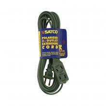 Satco 93/5023 - 15FT GREEN EXTENSION CORD 16/2