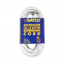 Satco 93/5027 - 35 FT 16-3 SJTW WHITE OUTDOOR