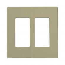 Satco 96/222 - CLARO 2 GANG WALLPLATE IV