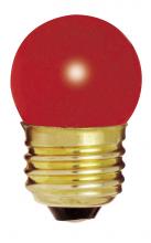 Satco S3611 - 7 1/2W S11 STD RED