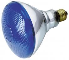 Satco S4428 - 100W BR-38 BLUE 120V.