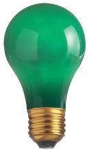 Satco S4982 - 40W A19 STD GREEN CERAMIC