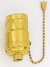 Satco S70/411 - STD GILT SOCKET PULL CHAIN