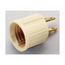 Satco S70/544 - BAKELITE IVORY SOCKET ADAPTER