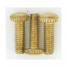 Satco S70/632 - 3 8/32 KNURLED BR PLTD SCREW