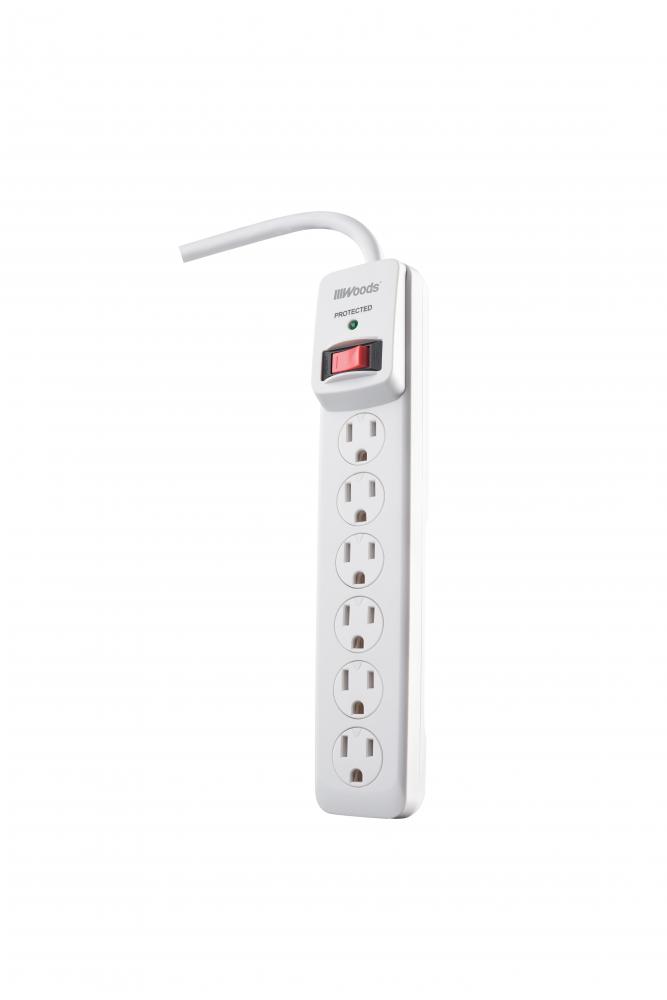 SURGE, 6 OUT SURGE PROTECTOR 510J, 3&#39;<span class=' ItemWarning' style='display:block;'>Item is usually in stock, but we&#39;ll be in touch if there&#39;s a problem<br /></span>