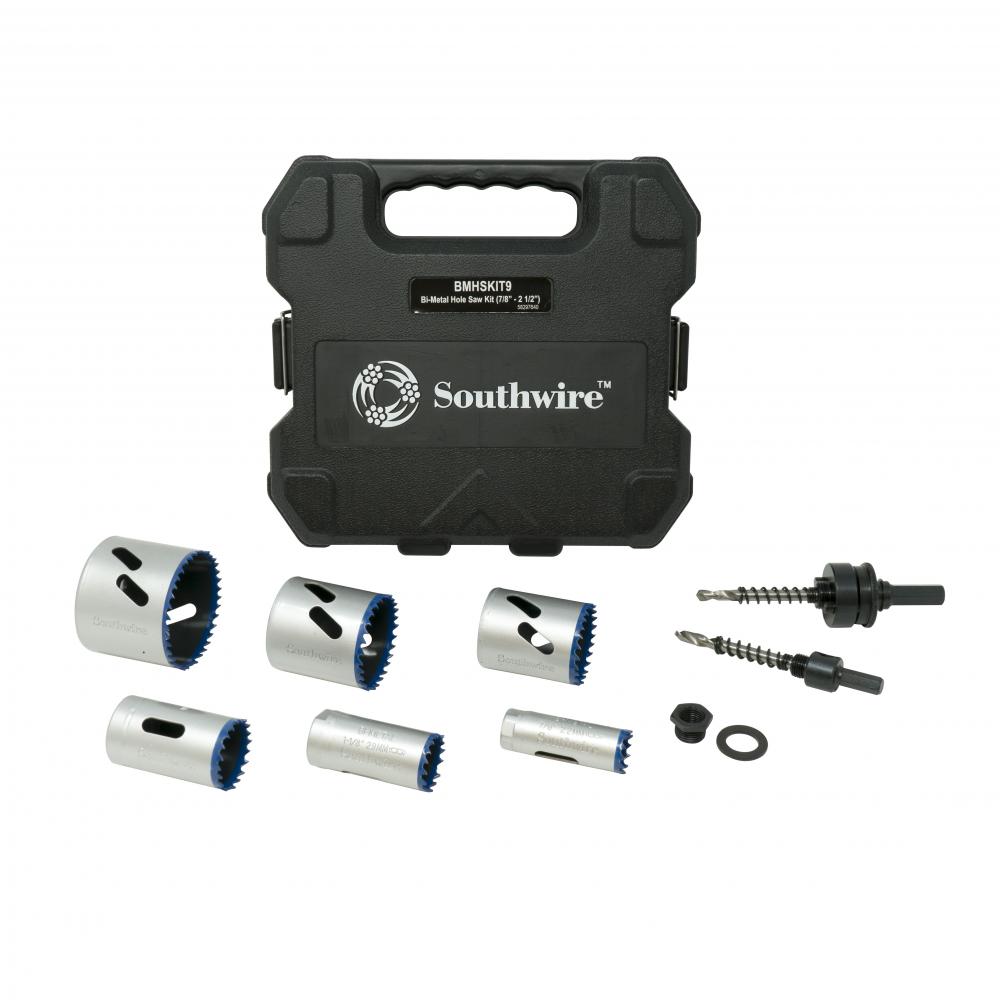 Bi-Metal Holesaw Kit, 7-piece<span class='Notice ItemWarning' style='display:block;'>Item has been discontinued<br /></span>