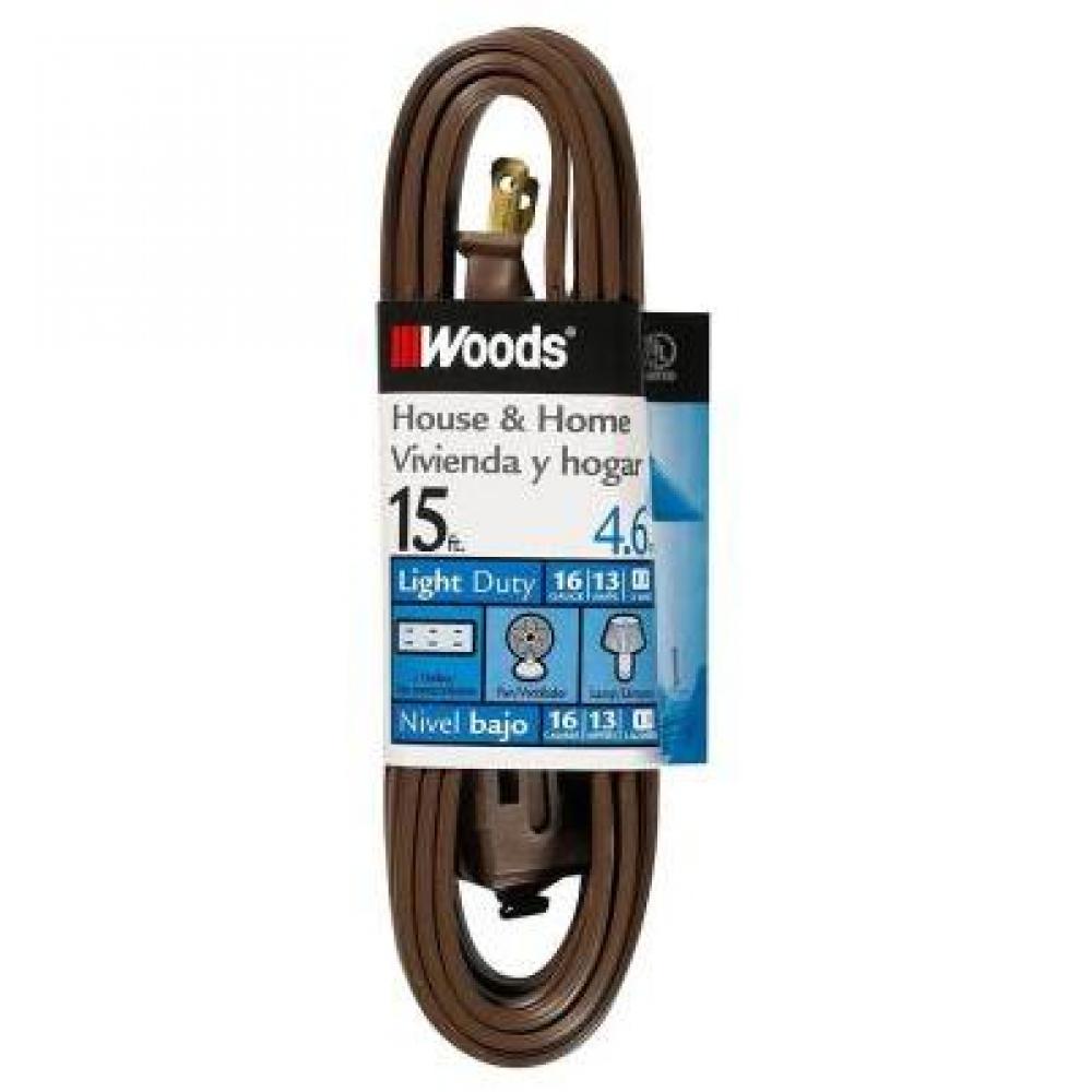 INDCORD, 16/2 SPT-2 15&#39; BROWN 3OUTLET W<span class=' ItemWarning' style='display:block;'>Item is usually in stock, but we&#39;ll be in touch if there&#39;s a problem<br /></span>