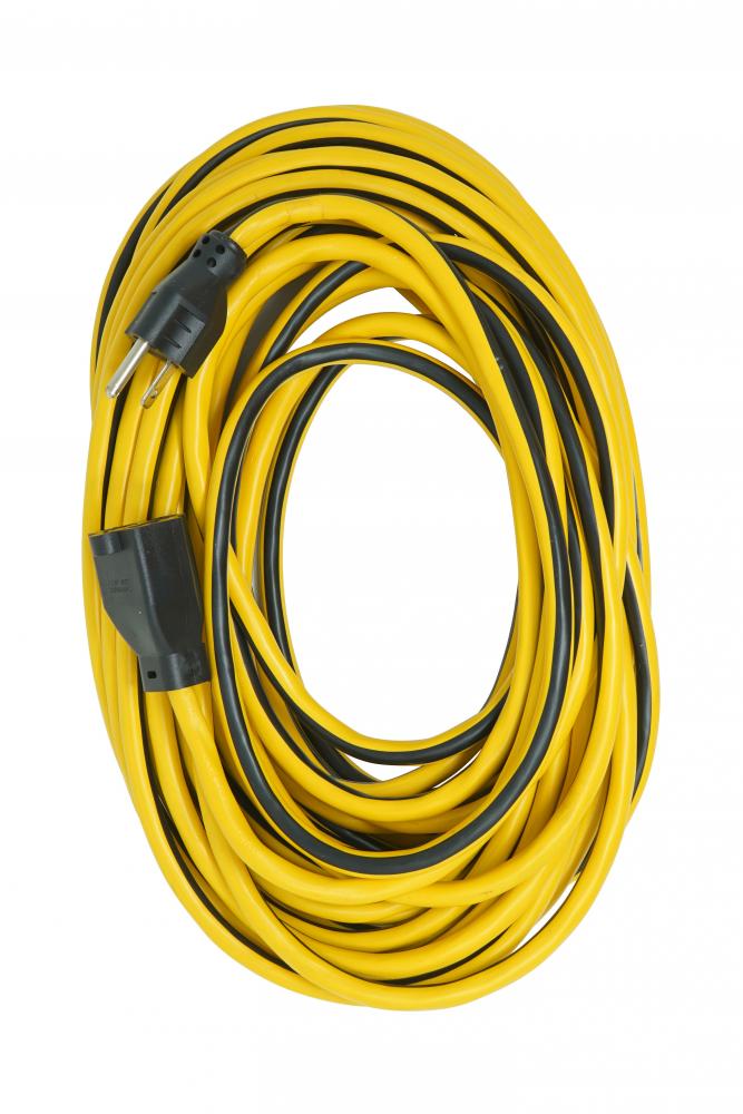 EXTCORD- 14/3 SJTW 50&#39; YELLOW/BLACK SW<span class=' ItemWarning' style='display:block;'>Item is usually in stock, but we&#39;ll be in touch if there&#39;s a problem<br /></span>