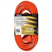 Southwire 819 - EXTCORD, 12/3 SJTW 50' ORANGE TRI W